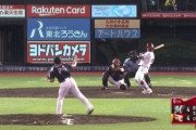 【GIF】ロッテドラ2・東妻のスライダーの曲がり方がヤバいwwwww