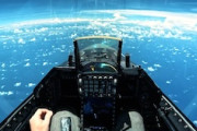 【動画】戦闘機のパイロットが見る景色。パナマ上空を飛ぶF-16のコクピットから。