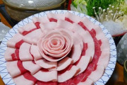 イノシシの肉　脂身が真っ白でうまい