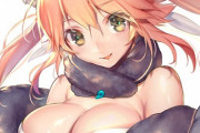 【FGO】黒衣装の玉藻ちゃんイラスト！！　モコモコでかわいいです！