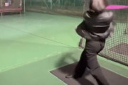 【動画】女さん、バッティングセンターでフルスイングを披露した結果ｗｗｗｗｗｗｗｗｗ