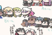【FGO】うめやま。さんのABCチームイラスト！！　特色あっていいよねｗ