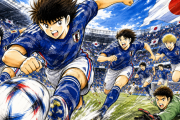 W杯 「キャプテン翼」を掲げる海外サポーター、台湾ネット「サッカー界の聖書」「不朽の名作」［6/25］