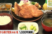 北海道民、とんでもないから揚げ定食を食べる