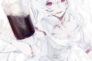 【FGO】Fes衣装のマーリンお姉さんイラスト！　黒ビールがいいですね！！