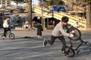 【動画】宮城のBMX少年、ヤバい倒れ方をしてしまう(@_@;)