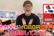 【悲報】人気YouTuberが『1000円ガチャ』に100回チャレンジした結果ｗｗｗｗｗｗ