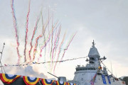 韓国の最新鋭護衛艦「全南」が進水、来年末に海軍引き渡し…独自開発した多機能位相配列レーダーを装備！