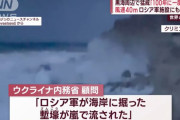 クリミア半島に暴風雪と最高9ｍの高波が襲来、ロシア軍の塹壕が流失・気象当局「1854年のクリミア戦争時の嵐に匹敵」！