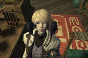 【FF14】友好部族マムージャ族に登場するNPC「アンギル」さんが密かな人気。シャーレアンの研究者で蟹角アウラお姉さん、研究書より重いものを持ったことがない設定