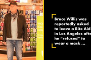 【新型コロナ】ブルース・ウィリスがマスクを拒否、店から追い出される(海外の反応)