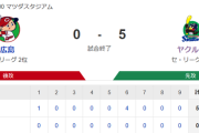 【試合結果】ヤクルト5-0広島　中村優斗が5回無失点でプロ初勝利！増田珠が1号3ラン！