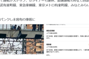 【悲報】迷惑女さん、線路の高架外に侵入→各線がパンクし未曾有の事態にｗｗｗｗ