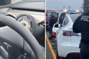 運転中のテスラからハンドルがポロリと取れた！米当局が調査へ