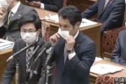 立憲・大串博志「アベノマスクは空気を吸うのが難しい！ので他のマスクに変えさせて質問させていただきます」