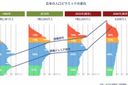【悲報】日本の人口ピラミッド、終わってしまう