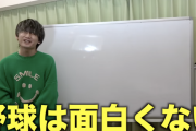 YouTuber「野球はスポーツの中で一番つまらない今すぐ辞めてください」