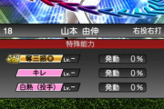 【プロスピA】山本由伸は「対強打者」の通常版の方が良いよな【リアルタイム対戦】