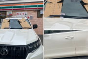 コンビニでずっと違法駐車している車さん、ヤバすぎるイタズラをされまくる・・・