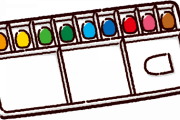 【豆知識】パレットの絵具汚れ、○○で簡単に綺麗になります！