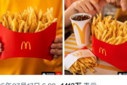 【画像】マクドナルドさんとんでもないクソデカサイズのポテトを発売へ…