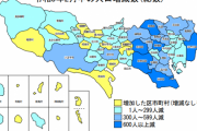 東京23区全区で人口減少　25年ぶりの快挙　毎月1万人以上が東京から脱出