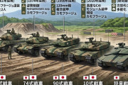自衛隊の主力戦車が30年前に開発されていたと言う事実www
