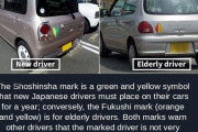 海外「強制なのか…」日本発？運転初心者がつける『若葉マーク』に海外興味津々（海外反応）