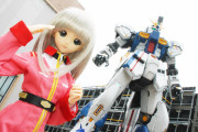 娘(人形)と福岡の実物大νガンダム立像を見てきたで！