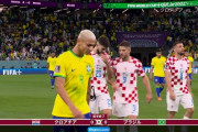 【速報】カタールW杯準々決勝…クロアチアvsブラジル戦の前半終了ｗｗｗｗｗｗｗｗｗｗ