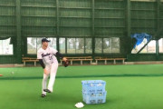 ヤクルト・ドラ1奥川がネットスローで投球再開
