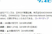 ドワンゴ、新型コロナウイルスの影響で全従業員を在宅勤務へ