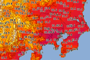 【画像】関東の気温、様子がおかしい
