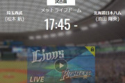 【試合実況】西武スタメン 1番レフト若林（2021.4.13）