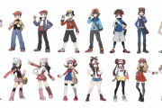 【画像】ポケモンの歴代主人公w