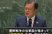 文韓国大統領、朝鮮戦争の終戦宣言を行うべきと提案…国連総会演説！