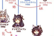 【ウマ娘】ファレノプシス関連のわかりやすい血統図、マジでありがたい。