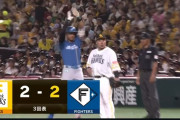 【CSファイナル】日本ハム、伏見ホームラン＆万波タイムリーで同点に追いつく！！！！