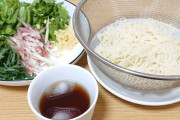 素麺に添えたいたんぱく質