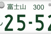 車のナンバー外側と内側同じ数字に揃えてるやつ