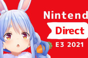 【Nintendo Direct E3 2021】ぺこちゃんのサムネ良く見たら公式ロゴじゃなくて手作りなのね