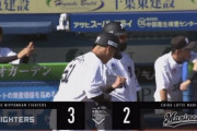 【vs.ロッテ】日ハム上沢、3回に山口の2打席連続タイムリーで1点差に詰め寄られる