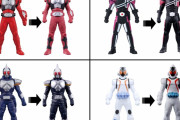仮面ライダーのソフビって塗装部分は減ったけど