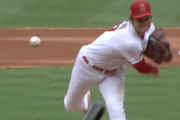 大谷7回5安打1失点　エンゼルス中継ぎ3人1回4安打4失点