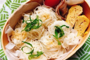 【メシマズ嫁】弁当に素麺は入れるのは構わないが硬すぎる上に粉っぽくてたまらん