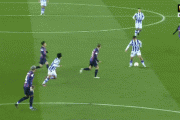 【GIF】ソシエダ久保建英さん、バルサ戦の弾丸ミドルが色々素晴らしい件ｗｗｗｗｗｗｗｗｗ