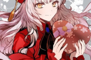 【FGO】バレンタインのカレンちゃんイラスト！！　大きなハート形チョコレートですね！！