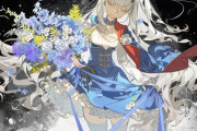 【FGO】メリュジーヌイラスト！！　花束を持ったメリュジーヌもいいぞ！！