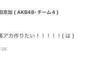【AKB48】俺たちのきょうかちゃん「裏アカを作りたい」【多田京加】