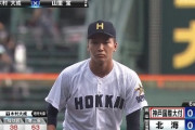 【GIF】北海高校の左腕エース木村、プロレベルの真っすぐを投げてしまう